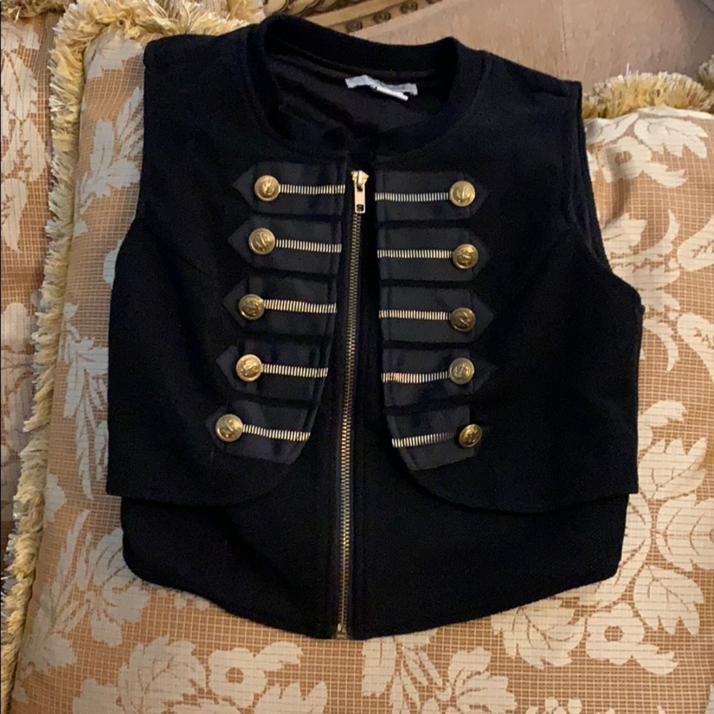 Black and Gold Vest